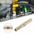X Autohaux 10 Pcs 6mm Straight Shaped Hose Barb Barbed Tube Pipe Fitting Brass Connector