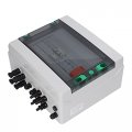 Pv Combiner Box 4 Strings Waterproof Solar Panel With 15a 63a Arrester Dc500v Regulators