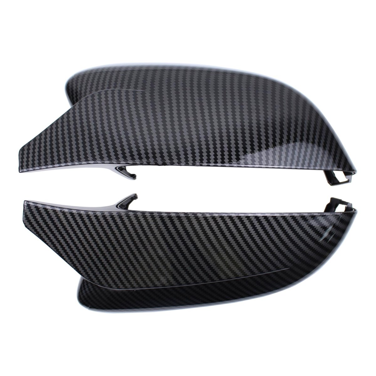 Left And Right Side Door Mirror Covers Wing Rearview Housing Caps Carbon Fiber Style For B-mw G20 G22 G23 M Sport