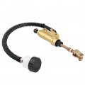 Universal Motorcycle Rear Brake Pump Master Cylinder Hydraulic With Reservoir For Most Dirt Bike Atv Gold