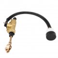 Universal Motorcycle Rear Brake Pump Master Cylinder Hydraulic With Reservoir For Most Dirt Bike Atv Gold