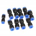 Connect Connections For 1 4 Inch 5 16 3 8 6mm 8mm 10mm Pipe Pcs Quick Release Straight Push Connectors Air Line Fittings Tu The
