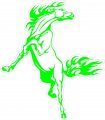 Stickertalk Rearing Horse Vinyl Sticker 4 5 Inches By 
