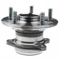 A-premium Rear Wheel Bearing And Hub Assembly With 5-lug Compatible Toyota Rav4 1996-2003 Non-abs Models Fwd Only