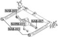 Arm Bushing For Rear Febest Nab-007 55130-ad000 