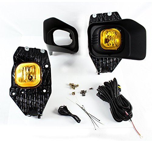 Bumper Driving Fog Lights Lamps Yellow For 2011-2016 Ford F-250 F-350 F-450 F-550 Super Duty