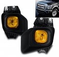 Bumper Driving Fog Lights Lamps Yellow For 2011-2016 Ford F-250 F-350 F-450 F-550 Super Duty 
