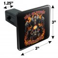Hell On Wheels Motorcycle Skeleton Tow Trailer Hitch Cover Plug Insert