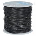 Jameco Valuepro 818-0-500 22 Awg Black Stranded Tinned-copper Hook-up Wire 500 Feet 
