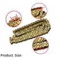 Gxywady Gold Motorcycle Drive Chain 525 120 Link With O-ring Replacement For Atv Pitch