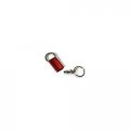 Au-tomotive Gold Anodized Aluminum Valet Keychain For Toyota Venza Red