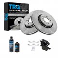 Front Brake Pad And Rotor Kit With Chemical Ceramic For 2003 2009 Volvo Xc90 Bka17653