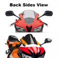 Tcmt Black Rearview Side Mirrors Fits For Honda Cbr600rr 2003-2023 Cbr1000rr 2004-2007