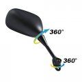 Tcmt Black Rearview Side Mirrors Fits For Honda Cbr600rr 2003-2023 Cbr1000rr 2004-2007