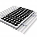 Solar Panel Bracket Aluminium Profile Mounting Rail T-shaped Centre Clamps Trapezoidal Sheet Pv Connector For Tin Roof Flat 6 X 
