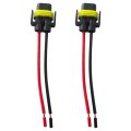 Two Harness Wire Pigtail Female S-h11 Head Light Low Beam Bulb Connector Fit For Nissan Leaf Sl Hatchback 2-door Battery Ev Ev 
