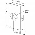 Prime-line U 9541 1-3 4 In X 9 Thick Solid Brass Lock And Door Reinforcer 2-1 8 Single Bore 2-3 Backset Single Pack