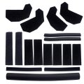Hard Top Foam Blocker Seal Kit 68026937ab For Wrangler Jk 2007 To 2017 And 2018 Unlimited 17 Piece Self Adhesive Set 