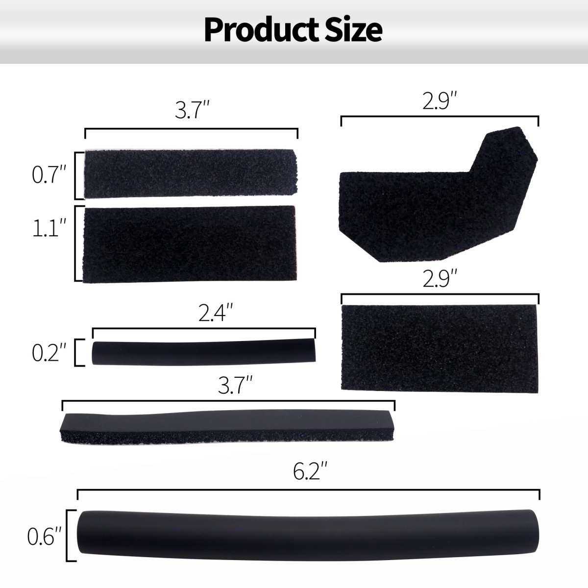 Hard Top Foam Blocker Seal Kit 68026937ab For Wrangler Jk 2007 To 2017 And 2018 Unlimited 17 Piece Self Adhesive Set