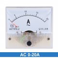 Uxcella Ac 0-20a Analog Panel Ammeter Gauge Ampere Current Meter 85l1