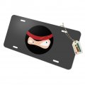 Graphics More Ninja Face Head Funny Novelty Metal Vanity Tag License Plate