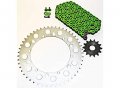 1998 Fits Yamaha Wr400 Yz400 F Green Non O Ring Chain And Sprocket Kit 14 52 120l