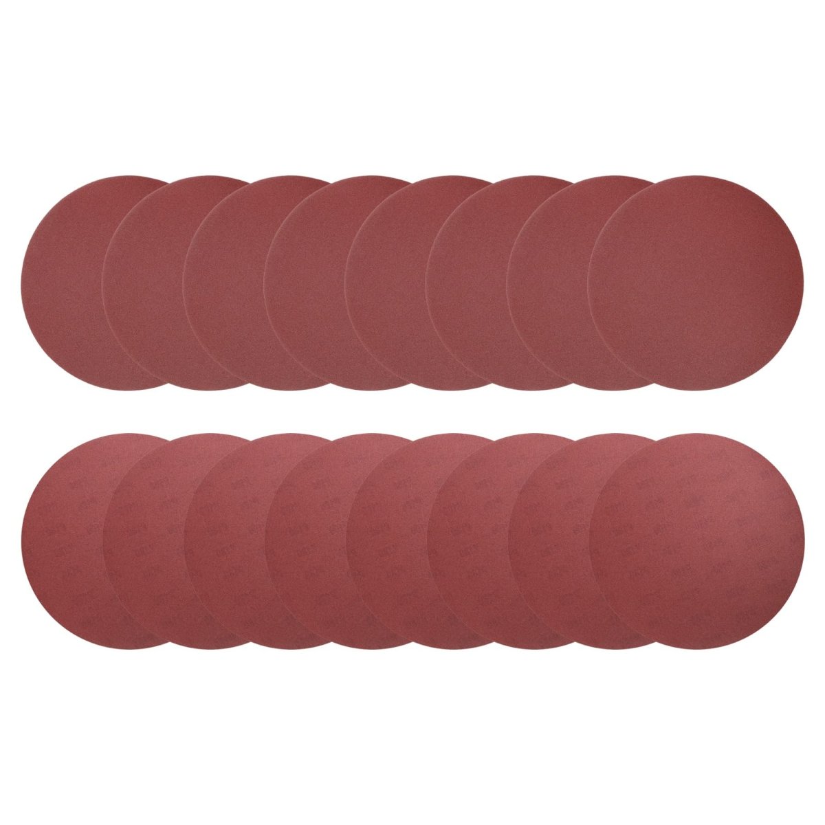 16pcs 12 In Psa Sanding Discs 100 And 180 Grits Aluminum Oxide Self Adhesive Sandpapers No Hole Round Wet Dry Paper For Wood