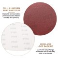 16pcs 12 In Psa Sanding Discs 100 And 180 Grits Aluminum Oxide Self Adhesive Sandpapers No Hole Round Wet Dry Paper For Wood