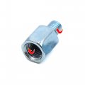 Uxcell 2 Pcs 9mm Mounting Dia Clockwise Motorcycle Rear View Mirror Adapter Bolts Screw Universal Replacement Silver Tone