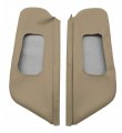 Autoguru Sunvisors Cover Pvc Synthetic Leather Made For Ford Excursion 2000-2006 Med Parchment 