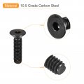 Uxcell 5 16-18x1-1 4 Flat Head Socket Cap Screws 10 9 Grade Carbon Steel Hex Countersunk Screw Bolts Fasteners Fully Threaded