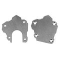 Universal Motorcycle Stainless Steel Side Enlarger Foot Kickstand Stand Extension Plate Pad For Sporter Scooter