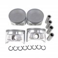 Dnj P625 20 Oversize Piston Set For 1998-2004 Nissan Altima Frontier Xterra 2 4l Dohc L4 16v 2389cc Ka24de 