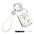 Bling Car Key Fob Cover For Gmc And Chevrolet Tpu Case With Sparkling Rhinestone Keychain Sierra Silverado Acadia Terrain Tahoe 