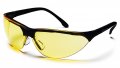 Pyramex Rendezvous Safety Eyewear Amber Lens With Black Frame 