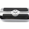 Xkh Group Motorcycle Chrome Short Adjustable Highway Mounting Kit Skull Zombie Footrest For V-star Roadstar Suzuki Boulevard