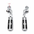 Xkh Group Motorcycle Chrome Short Adjustable Highway Mounting Kit Skull Zombie Footrest For V-star Roadstar Suzuki Boulevard