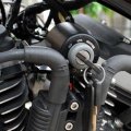 Black Ignition Key Switch Tail Box Lock Set With 71441-94 For 2007 Harley-davidson Sportster 1200 50th Anniversary Xl50