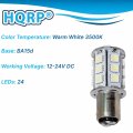 Hqrp Ba15d Bayonet Base 24leds Dual Contact Smd Led Marine Boat Bulb For 1154 2057 2357 2397 3497 1016 1034 7528 Replacement