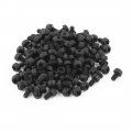 M3 X 5mm Pan Head Plastic Phillips Machine Screws Black 100 Pcs 
