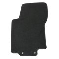 Velour Floor Mats For Nissan Rogue 2021 2025 Custom Fit Front And Rear Black Carpet Liners Anti Slip All Season Full Set 