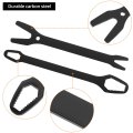 Universal Wrench Set Multi-functional Sae Metric 38 Sizes In 2 Pieces