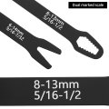 Universal Wrench Set Multi-functional Sae Metric 38 Sizes In 2 Pieces