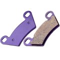 Carbon Fiber Brake Pads Rear Fa354 Fits For Polaris Brutus 2013-2014 3 Pairs