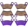 Carbon Fiber Brake Pads Rear Fa354 Fits For Polaris Brutus 2013-2014 3 Pairs