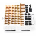 Httmt Mt215-017b- Complete Fairing Bolts Screws Fasteners Kit Compatible With Yzf R1 R6 F6r Fz1 Fz8 Gold