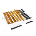 Httmt Mt215-017b- Complete Fairing Bolts Screws Fasteners Kit Compatible With Yzf R1 R6 F6r Fz1 Fz8 Gold