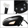 Auto Dynasty Lx1321135 Factory Style Passenger Right Side Mirror Manual Folding Power Adjust Heated Glass Turn Signal Puddle
