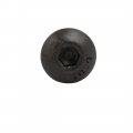 Uxcella 4pcs M4x12mm 10 9 Grade Hex Socket Reverse Left Hand Thread Screw Bolt Black