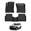 T Tgbros Custom Fit For Floor Mats 2021-2023 Ford Bronco Sport All-weather Mat Liners Car Black 2 Row Full Set 
